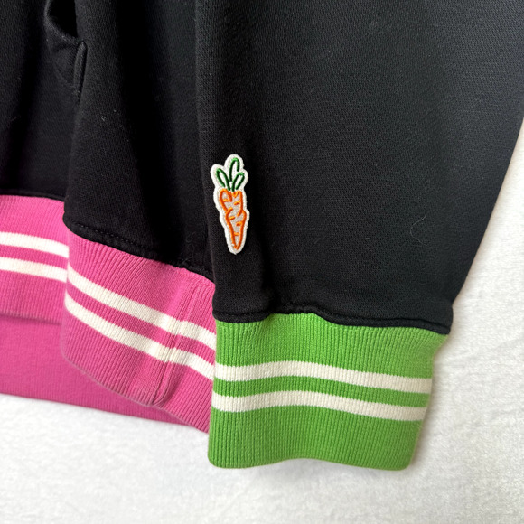 🥕 Anwar Carrots X Brisk Collab RARE Limited Hoodie Medium Black - Picture 4 of 12